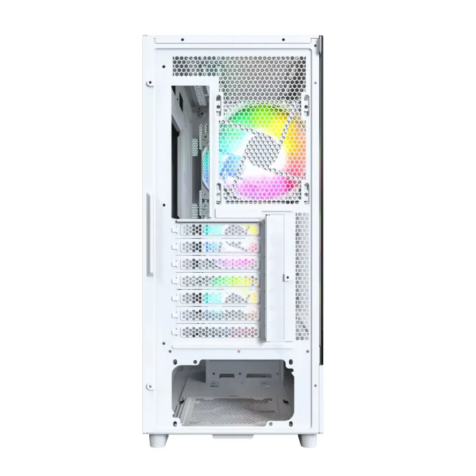 Montech Case ATX - X5 (W) - 4 A-RGB fans, USB-C, foto 5