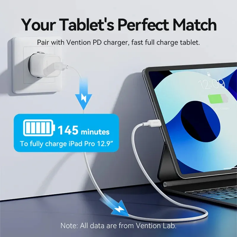 Vention Cable USB 2.0 Type-C to Lighting 1m White - LAKWF, photo 6