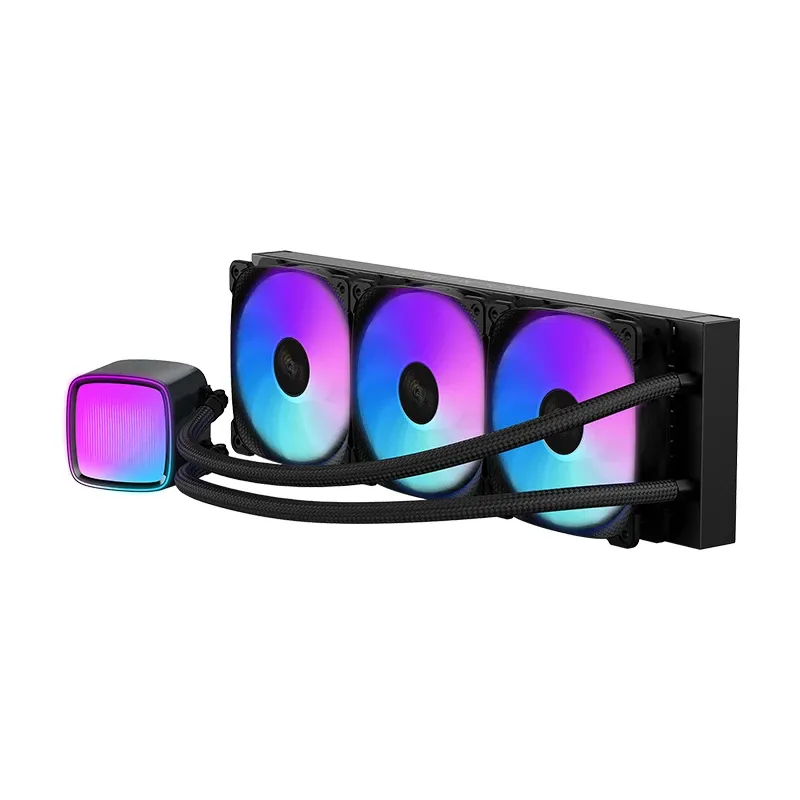 Geometric Future Water Cooling - Eskimo Pro 360 Black - Addressable RGB, LGA1851/AM5, photo 4
