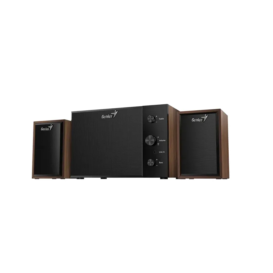 Genius Speakers 2.1 - SW-2.1 350 - 15W RMS, Wood, photo 2