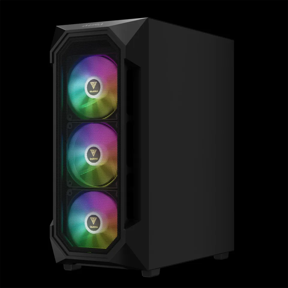 Gamdias Case ATX - AURA GC1 Elite - Mesh, RGB, Tempered Glass, photo 6