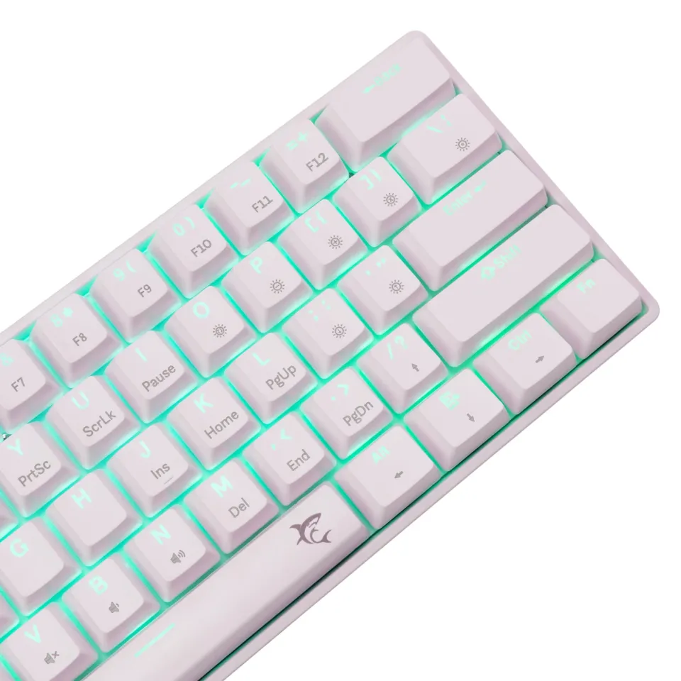 White Shark Gaming Mechanical Keyboard SHINOBI 2 - YUSYA 5P Red Switches (English US), White, photo 3