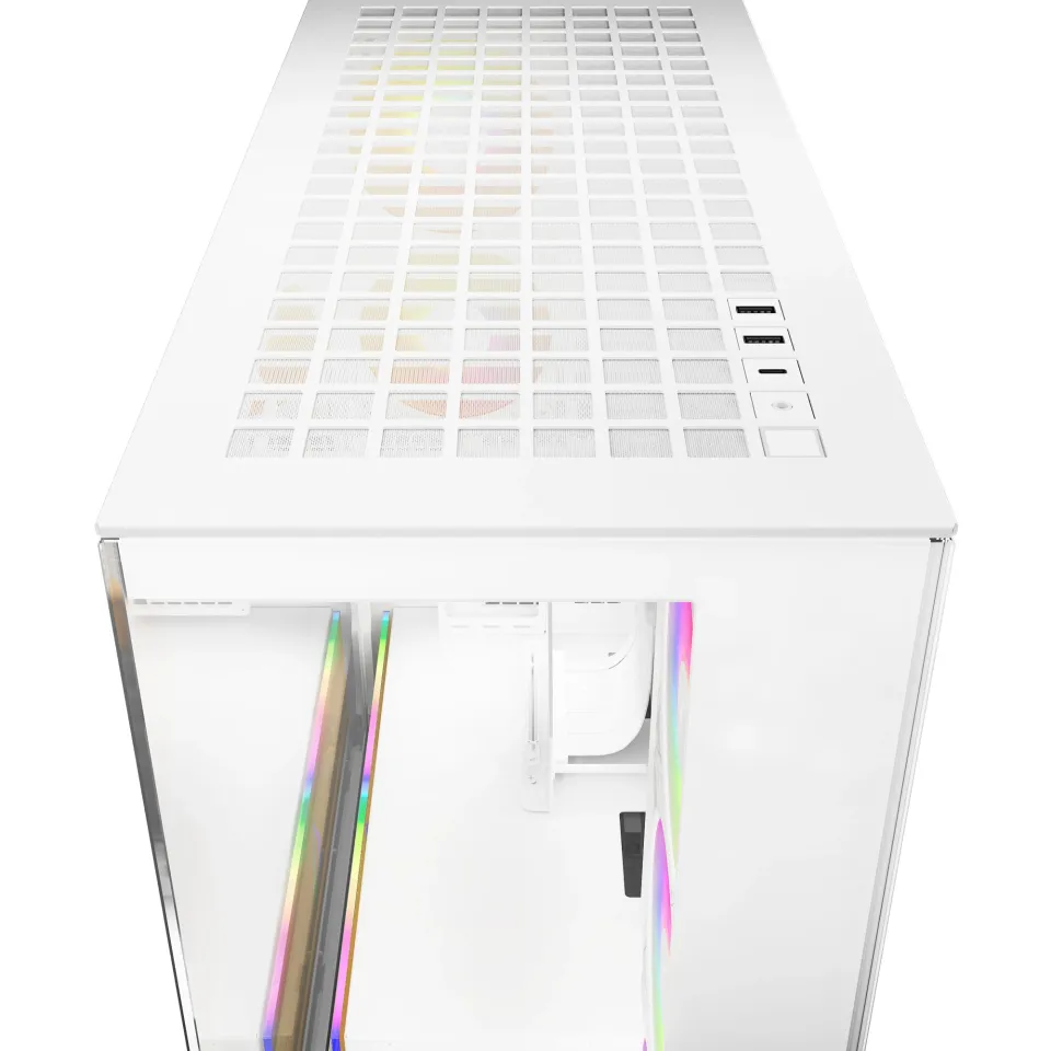 Arctic Case E-ATX - Xtender VG (White) - PCIe Gen 4 riser included, 5 A-RGB Fans included, photo 5