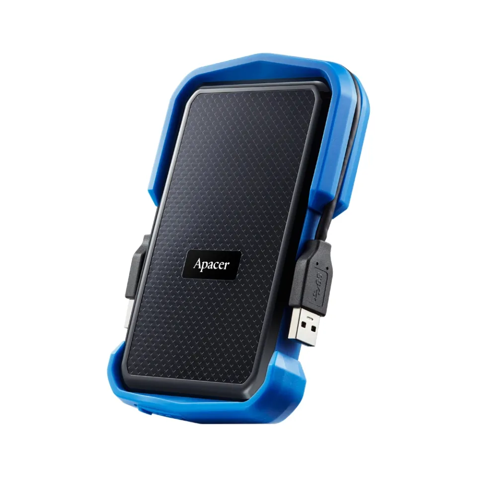 Apacer Portable Hard Drive AC631 2TB USB 3.2 Gen 1, Military-Grade, Shockproof, Black, photo 2
