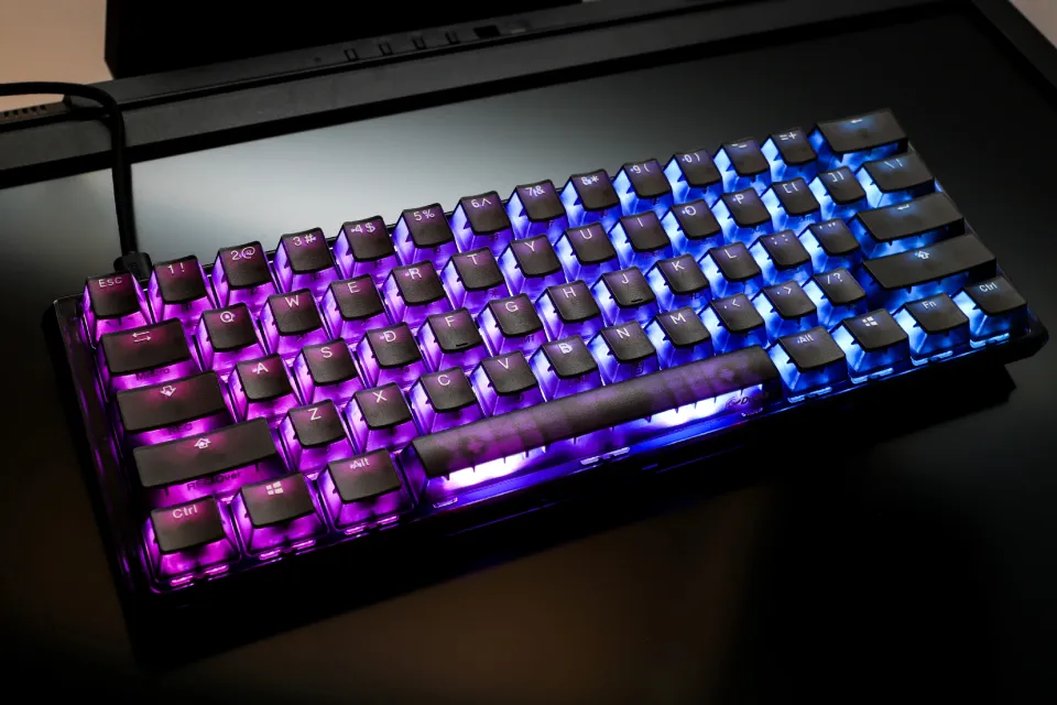 Ducky Professional Gaming Mechanical Keyboard One 3 Mini Aura Black - Cherry MX RGB Brown [Tactile], photo 3