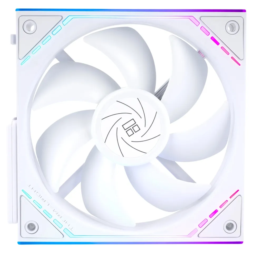 Thermalright Fan Pack 3-in-1 3x120mm - TL-M12QW x 3 - White, Infinity Mirror, Daisy-Chain, A-RGB, photo 3