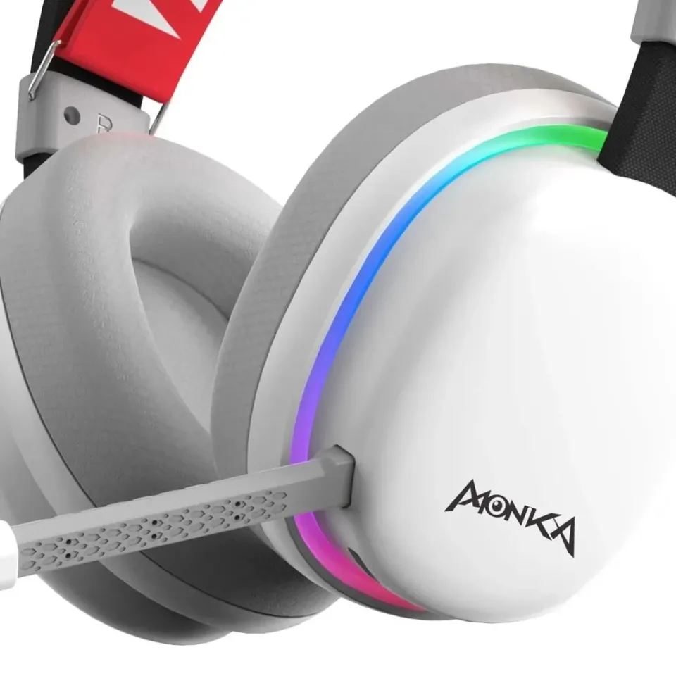 Marvo Gaming Headphones Monka Echo RS - Bluetooth, 2.4G, RGB - MARVO-HG9070W, photo 2