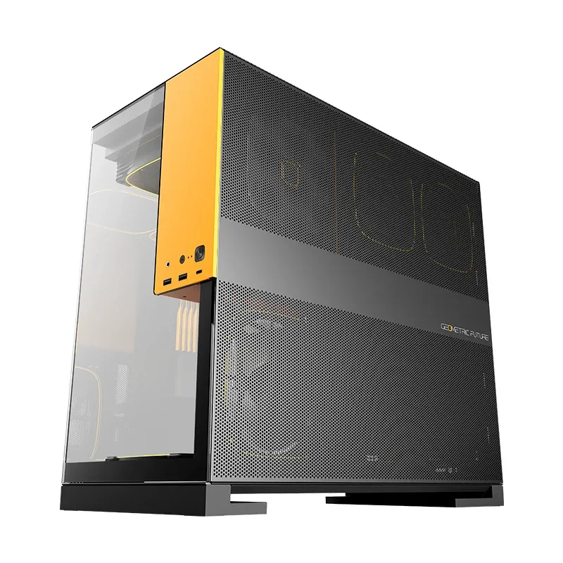 Geometric Future Case EATX - Model 5 Black/Yellow, photo 4