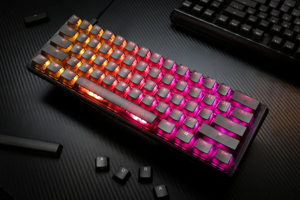 Ducky Professional Gaming Mechanical Keyboard One 3 Mini Aura Black - Cherry MX RGB Brown [Tactile], photo 4