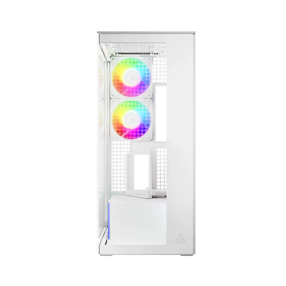 Arctic Case E-ATX - Xtender VG (White) - PCIe Gen 4 riser included, 5 A-RGB Fans included, photo 2