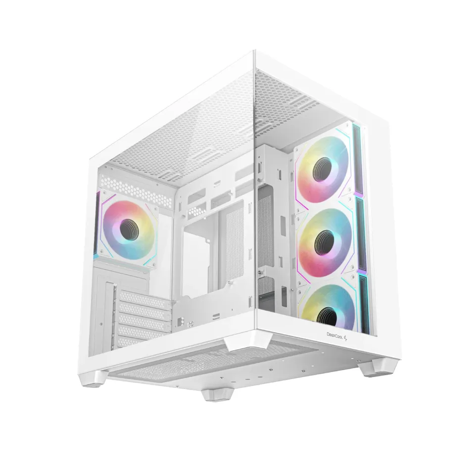 DeepCool Case ATX - CG530 4F White - 4 ARGB Fans, photo 3