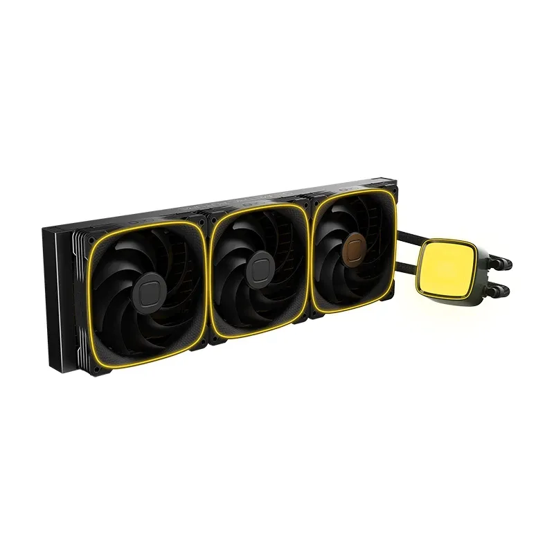 Geometric Future Water Cooling - Eskimo Pro 420 Black - Addressable RGB, LGA1851/AM5, photo 4