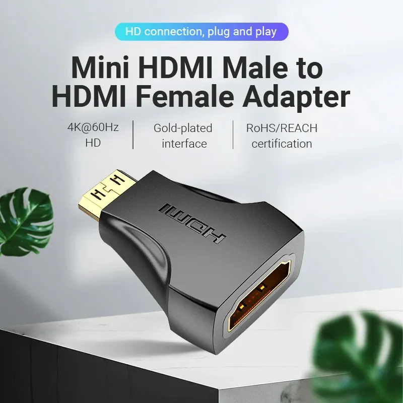 Vention Adapter Mini HDMI M / HDMI F - AISB0, photo 3