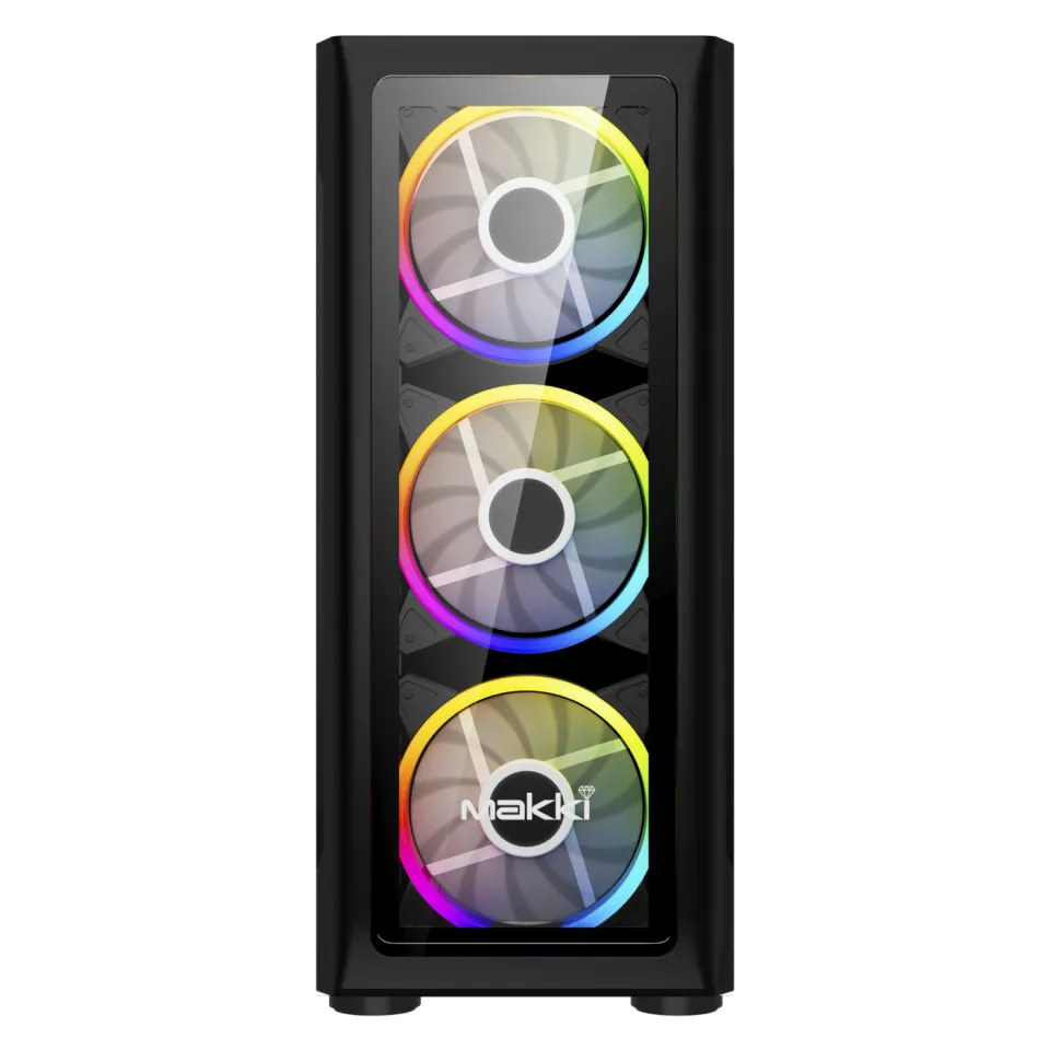 Makki Case E-ATX M09 aRGB Black - Remote/4 Fans, photo 2