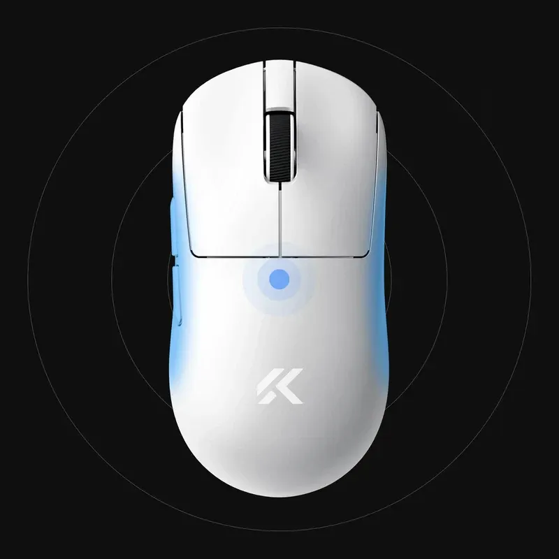 MCHOSE A7 V2 Ultra White - Wireless Gaming Mouse - Dual 8K, Omron Mechanical, photo 3