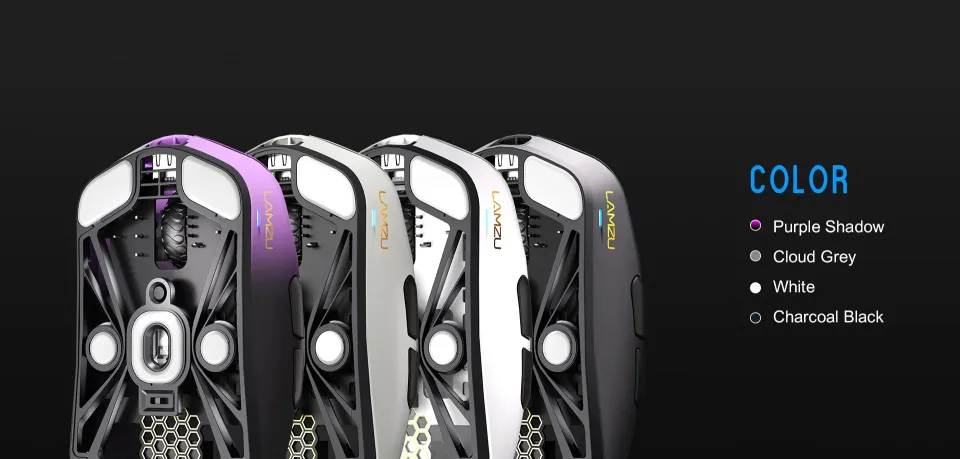Lamzu MAYA X 8K - Wireless Gaming Mouse - Black, foto 6