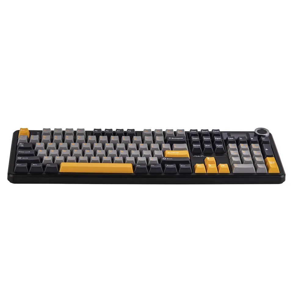 Aula Wireless Gaming Mechanical Keyboard F108 PRO - Volcanic Switch [Linear] (English US), Black, Gray, photo 3