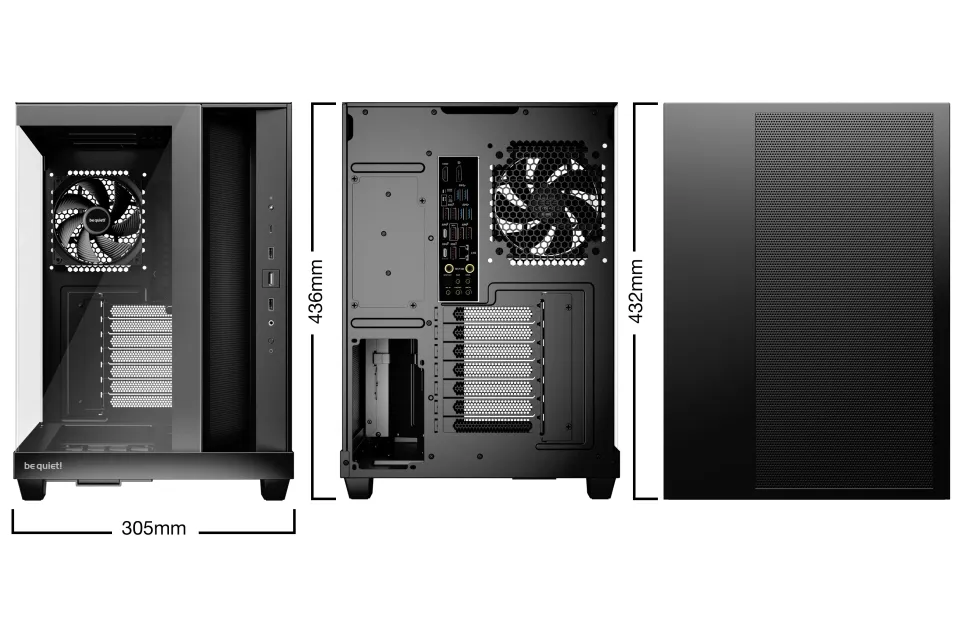 be quiet! Case ATX - LIGHT BASE 500 Black, photo 2