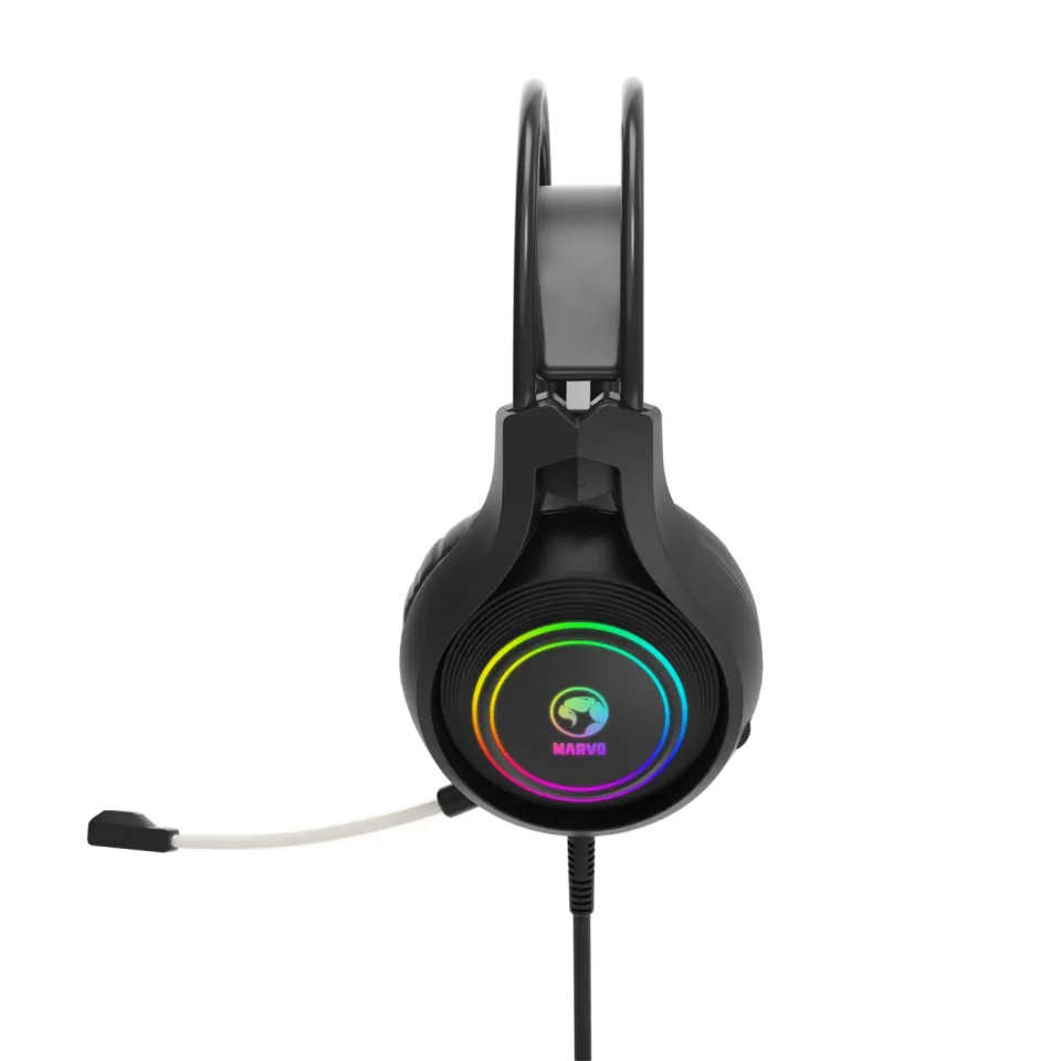 Marvo Gaming Headphones HG8921 - 50mm, USB, RGB - MARVO-HG8921, photo 2